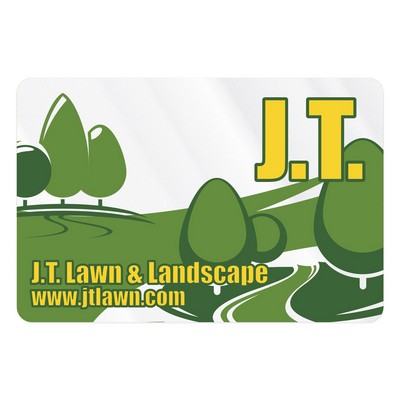 Rectangle Sticker | Round Corners | 4" x 6"| Clear Static | Static Back | Screen