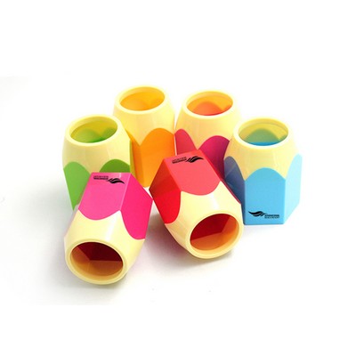 Colorful Cylinder Cute Pen Container