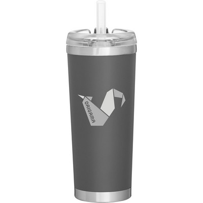 24 oz Brooklyn Travel Tumbler (Matte Storm Gray)