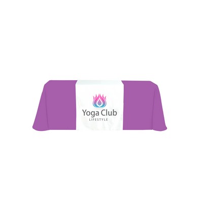 36''x88'' Stain-Resistant Table Runner - 7 Oz. Polyester w Dye Sublimation Print