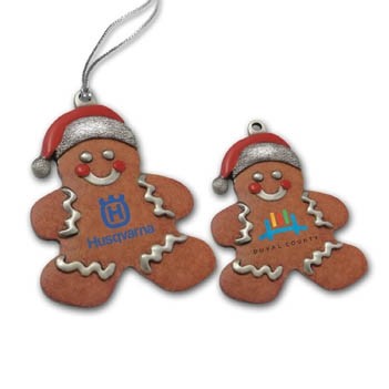 3D Gallery Print Gingerbread Man Logo Ornament (Full Size)