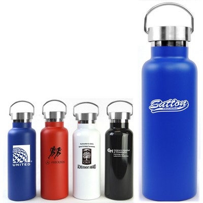 16 oz. Vacuum Bottle with Stainless Steel Lid.