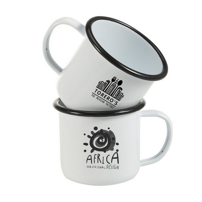 12oz Enamel Outdoor Camping Mug Portable