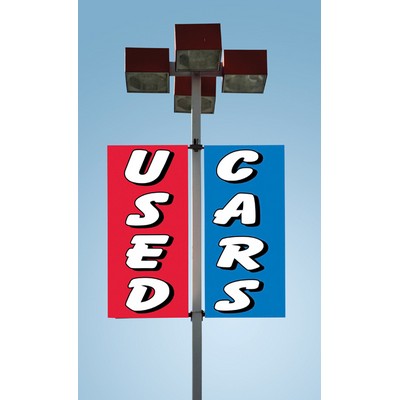 Giant Stock Message Double Pole Banner Kit (Double Sided)