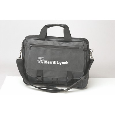 Mannitok Leatherette Expandable Briefcase