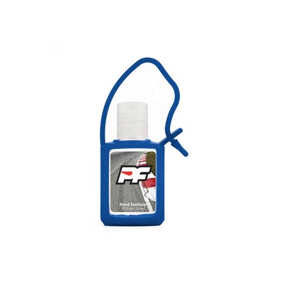 Hand Sanitizer Gel with Silicone Holder, 0.5 Oz.