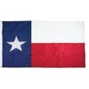 Texas Indoor Parade Flag w/Pole Hem (5'x8')