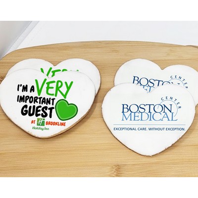 3.5" Heart Logo Sugar Cookie