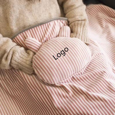 Portable Throw USB Electric Heated Blanket with Hand Warmer