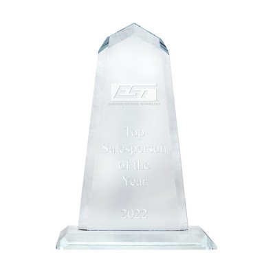 10" Pinnacle Award Clear