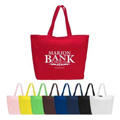 America 250 12 oz. 23"w Large Heavy Canvas Velcro Closure Tote Bag