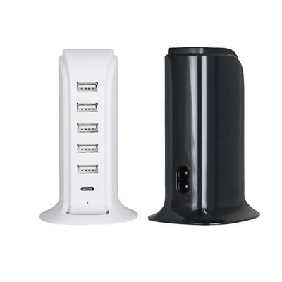 5-Port Charging Stations with High Speed Ports