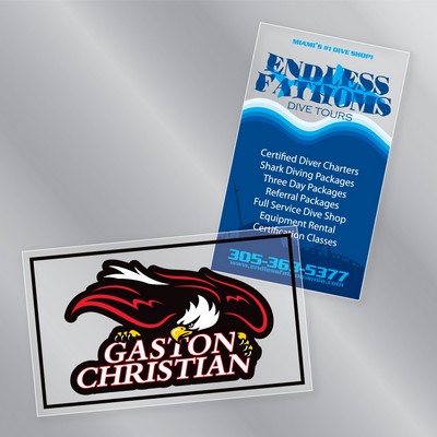2" x 4" Rectangle Static Cling
