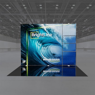 10' Hybrid Kit w/StraightLine™ Panel F & Waterfall Shelves