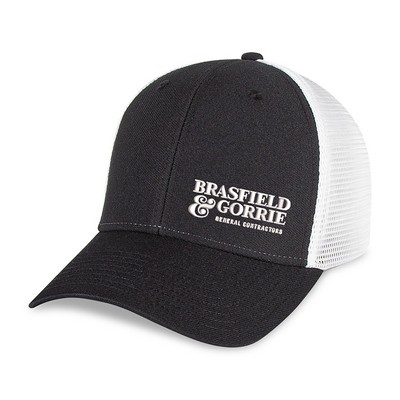 Merrimack Hat Co.® Casey Performance Trucker - Black-White