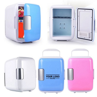 135 Oz Portable Mini Fridge For Car With Handle