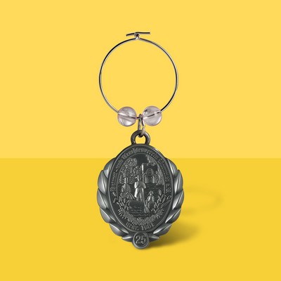 1" Die Cast Wine Charm