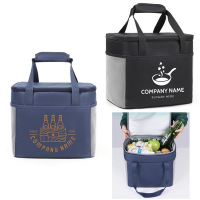 18-Can Insulated Cooler Bag with Heat-Sealed PEVA Lining