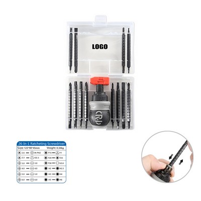 26-In-1 Multifunction Screwdriver Set