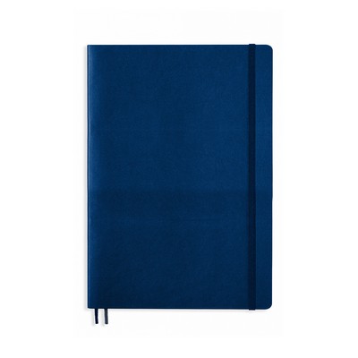 B5 Hardcover Composition Notebook - Navy, Plain Pages