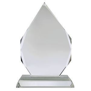 9" Clear Diamond Flame Award
