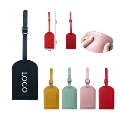 PU Leather Luggage Tag