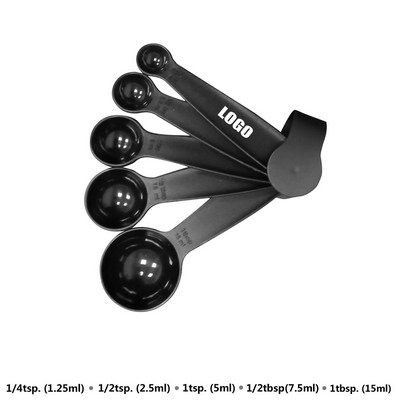5-in-1 Measuring Spoon Set with Volume Markings