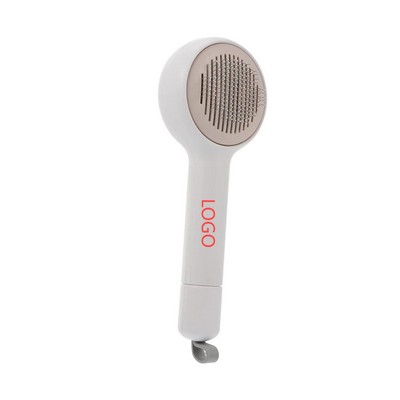 One-Touch Self-Cleaning Pet Grooming Slicker Brush