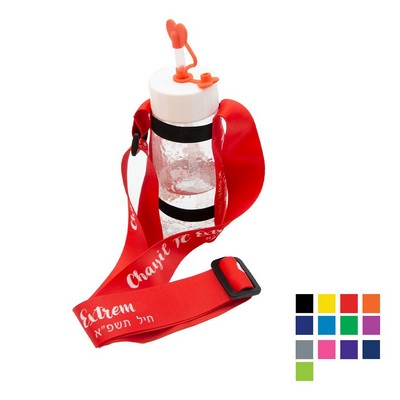 Polyester Water Bottle Holder Lanyard