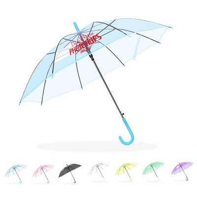 Fashionable Clear Auto Open Stick Umbrella