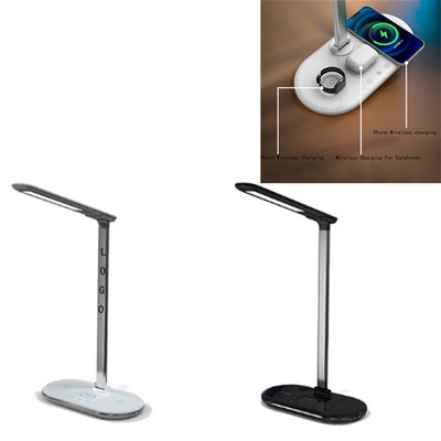 Three In One Wireless Charging Desk Lamp