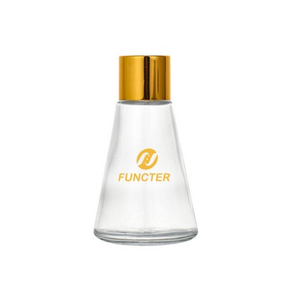 1.7 oz. Minimalist Tapered Rattan Aromatherapy Glass Empty Bottle