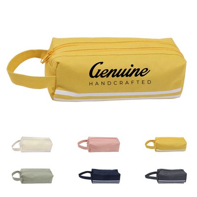 Oxford Cloth Zip Pencil Bag