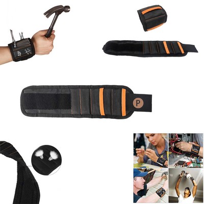 Handyman Magnetic Wristband for Holding Screws and Nails
