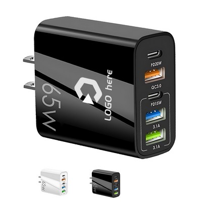 65W 5-Port Fast Phone Charger