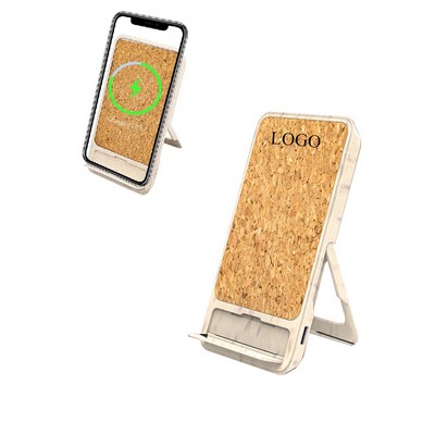 Eco-friendly Straw Cork 15W Wireless Charger