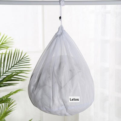 12x16" Fine Mesh Laundry Bags Laundry Wash Bags Drawstring Laundry Bag-Woven Label