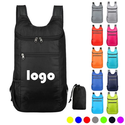 Large Capacity Lightweight Foldable Backpack