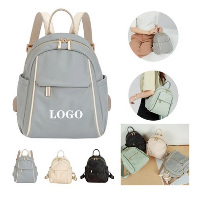 Lightweight Oxford Backpack for Women