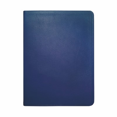 9" Large Lined Flexible Soft Cover Journal w/Traditional Leather
