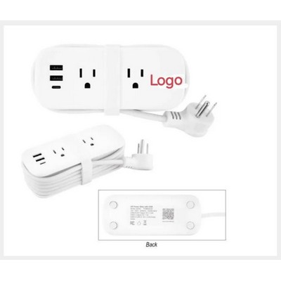 Compact Multi-Outlet Power Strip