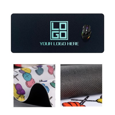 Full Color Extended Gaming Keyboard Mouse Pad