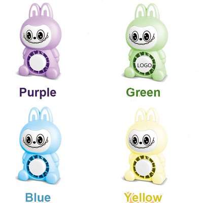 Cartoon Night Light Fan