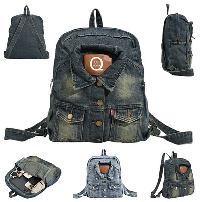 Denim Jacket Backpack