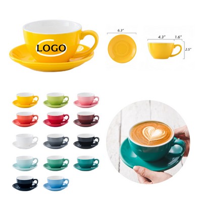 Ceramic Coffee Cup Set -10 OZ.