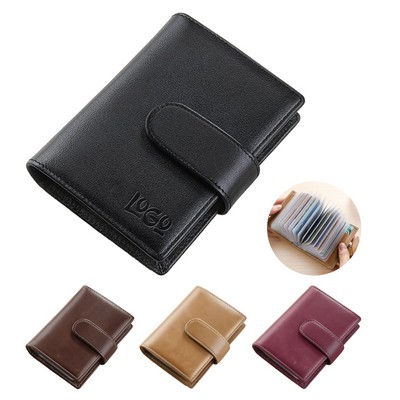 Bifold PU Leather Card Holder Wallet