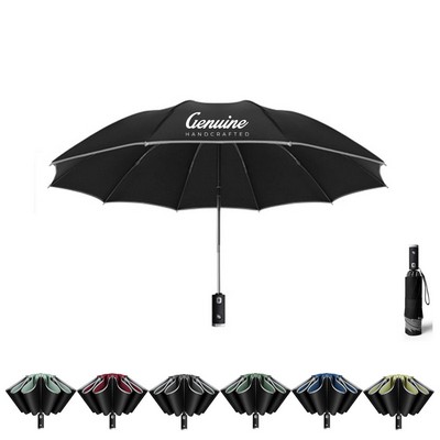 Folding Reverse Led Umbrella