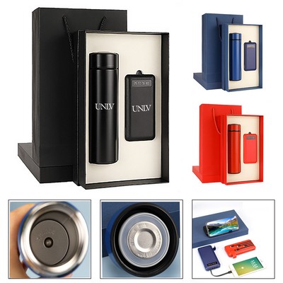 Employee Gifts Set w/ 16oz Tumbler & 10000 Mah Powerbank