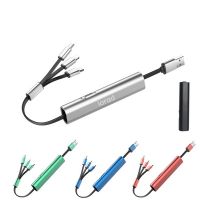 Laser Engraved 4-in-1 Charging Cable