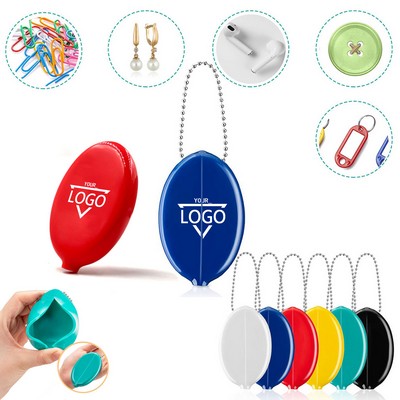 PVC Oval Coin Purse